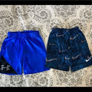 💙Boys Under Armour & Nike Shorts Bundle Size 7